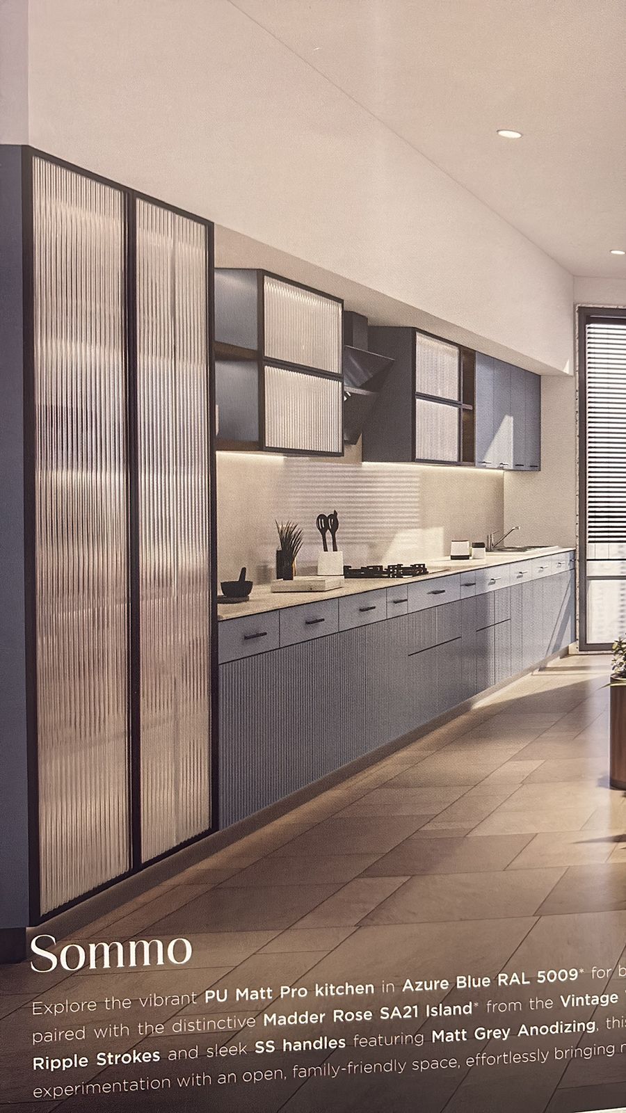 Sommo — Azure Blue Pro Kitchen, Kanpur